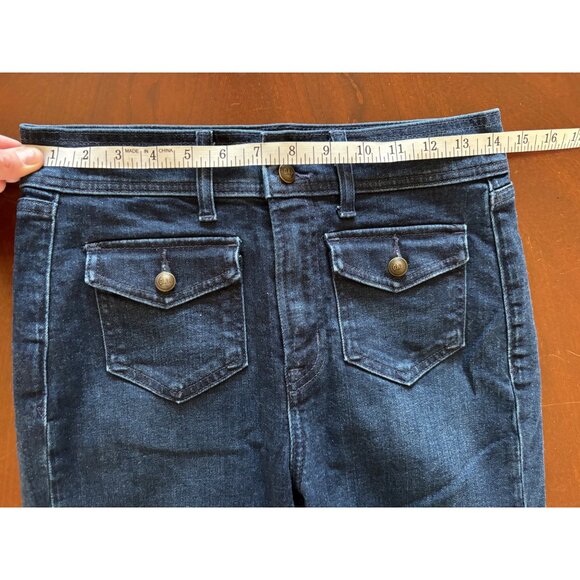 GAP Denim  ’70s Flare High Rise Jeans  in Size 27 or US 4 Long - Picture 9 of 12